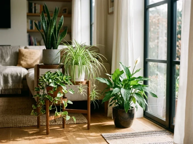 best air purifying houseplants living room