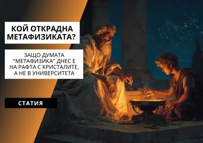 Защо думата “метафизика” днес е на рафта с кристалите, а не в университета