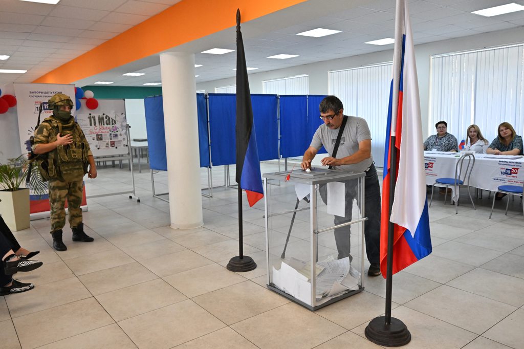 Управляващата партия в Русия се очакваше да спечели парламентарните избори по време на война: първоначални резултати