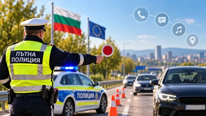 „Пътна полиция“ засилва контрола срещу разсеяното шофиране от 5 до 11 октомври