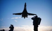 САЩ изтеглиха бомбардировачите B-1 от Феърфорд 6 Бомбардировач B-1 на Военновъздушните сили на САЩ каца в британската база Феърфорд на 11 март 2026 г.